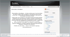 Desktop Screenshot of p4rad1gma.wordpress.com