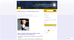 Desktop Screenshot of cursodetampografia.wordpress.com