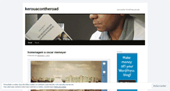Desktop Screenshot of kerouacontheroad.wordpress.com