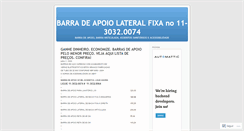 Desktop Screenshot of barradeapoiolateralfixa.wordpress.com