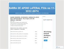 Tablet Screenshot of barradeapoiolateralfixa.wordpress.com