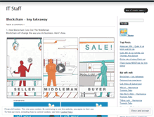 Tablet Screenshot of itstaff.wordpress.com