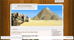 Desktop Screenshot of moveoverratrace.wordpress.com
