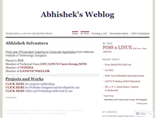 Tablet Screenshot of nitabhi.wordpress.com