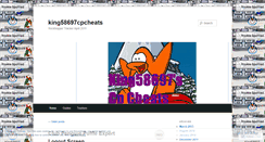 Desktop Screenshot of king58697cpcheats.wordpress.com