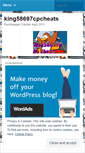 Mobile Screenshot of king58697cpcheats.wordpress.com