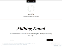 Tablet Screenshot of erlicker.wordpress.com