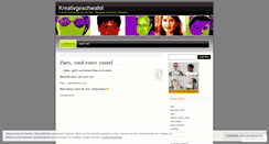 Desktop Screenshot of kreativgeschwafel.wordpress.com
