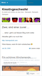 Mobile Screenshot of kreativgeschwafel.wordpress.com