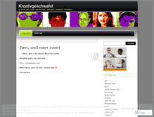 Tablet Screenshot of kreativgeschwafel.wordpress.com