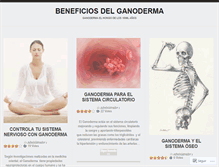 Tablet Screenshot of beneficiosdelganoderma.wordpress.com