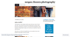 Desktop Screenshot of meganclausenphotography.wordpress.com