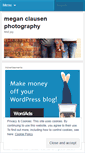 Mobile Screenshot of meganclausenphotography.wordpress.com