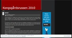 Desktop Screenshot of kongsgaardrussen2010.wordpress.com