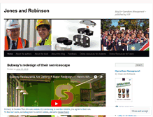 Tablet Screenshot of jonesandrobinson.wordpress.com