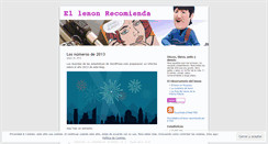 Desktop Screenshot of ellenonrecomienda.wordpress.com