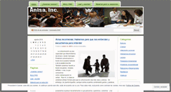 Desktop Screenshot of produccionesanisa.wordpress.com