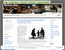 Tablet Screenshot of produccionesanisa.wordpress.com