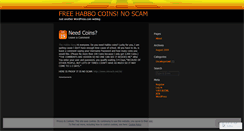 Desktop Screenshot of free1habbo1coins.wordpress.com