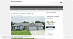Desktop Screenshot of mattmulder.wordpress.com
