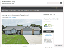 Tablet Screenshot of mattmulder.wordpress.com