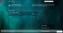 Desktop Screenshot of iapbarreirinha.wordpress.com