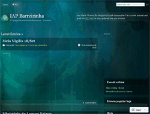 Tablet Screenshot of iapbarreirinha.wordpress.com