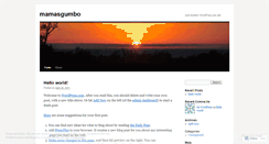 Desktop Screenshot of mamasgumbo.wordpress.com