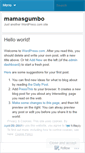 Mobile Screenshot of mamasgumbo.wordpress.com