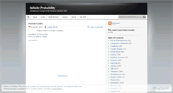 Desktop Screenshot of infiniteprobability.wordpress.com