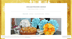Desktop Screenshot of elydaorigami.wordpress.com