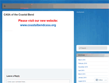 Tablet Screenshot of coastalbendcasa.wordpress.com