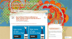 Desktop Screenshot of conteststation.wordpress.com