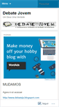 Mobile Screenshot of debatejovem.wordpress.com
