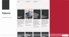 Desktop Screenshot of kaburst.wordpress.com