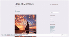 Desktop Screenshot of elegantmoments.wordpress.com