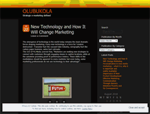 Tablet Screenshot of olubukk.wordpress.com