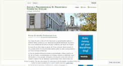 Desktop Screenshot of escolagomesdeavelar.wordpress.com