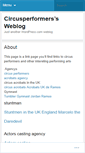 Mobile Screenshot of circusperformers.wordpress.com