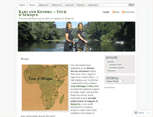Tablet Screenshot of kktourafrica.wordpress.com