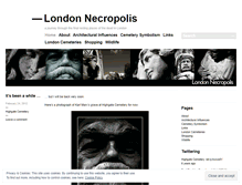 Tablet Screenshot of londonnecropolis.wordpress.com