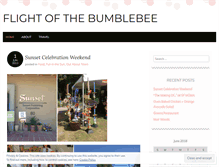 Tablet Screenshot of flightofthebumblebee.wordpress.com