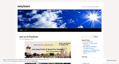Desktop Screenshot of easytoact.wordpress.com