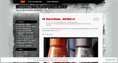 Desktop Screenshot of missdcemberinwonderland.wordpress.com