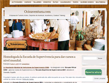 Tablet Screenshot of ocioaventura.wordpress.com