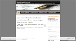 Desktop Screenshot of multiinvestimentos.wordpress.com