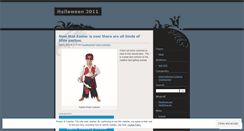 Desktop Screenshot of halloween2011.wordpress.com
