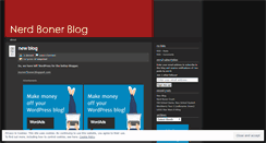 Desktop Screenshot of nerdbonerblog.wordpress.com