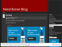Tablet Screenshot of nerdbonerblog.wordpress.com