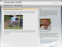 Tablet Screenshot of gainesvillebatbirdanimalcontrol.wordpress.com